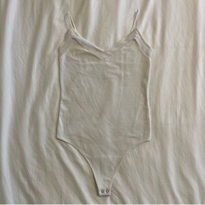 Abercrombie & Fitch White Soft Bodysuit